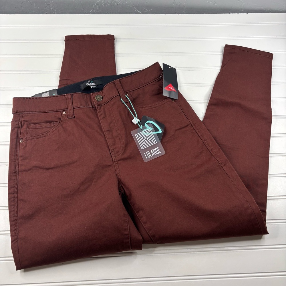 Chocolate Brown Skinny Denim - LuLaRoe Denim - Picture 2 of 6
